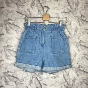 Papaya Denim Shorts